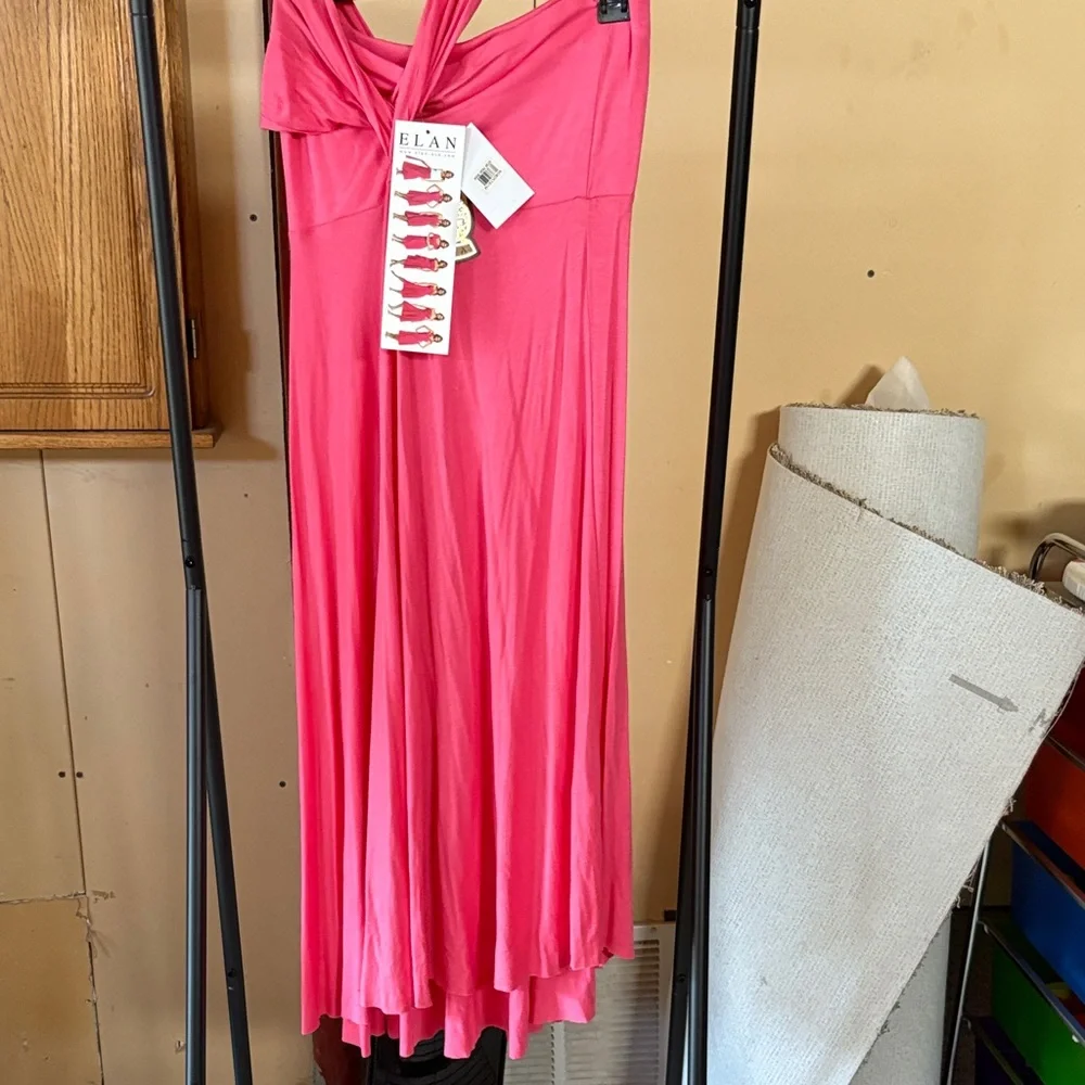 Elan convertible Pink Dress NWT sz L - Picture 1 of 4